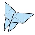 оригами бабочка из бумаги