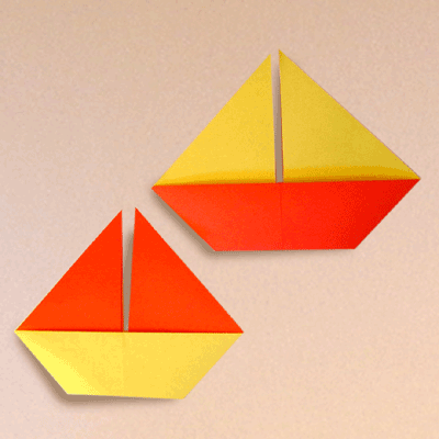 Origami Sail Boats