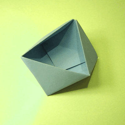 Origami Caixa Triângulo