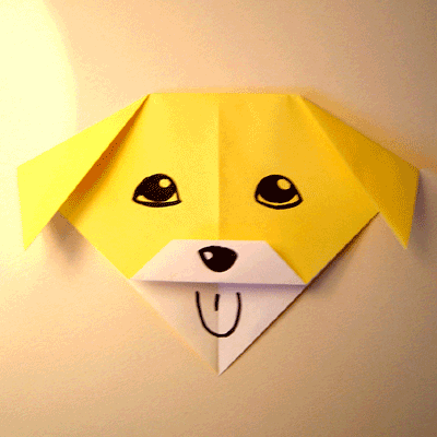 Origami Talking Dog