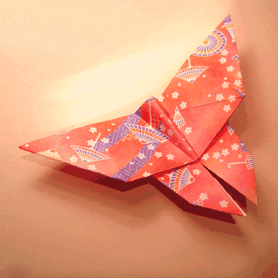 How To Make An Easy Origami Butterfly - The Printables Fairy