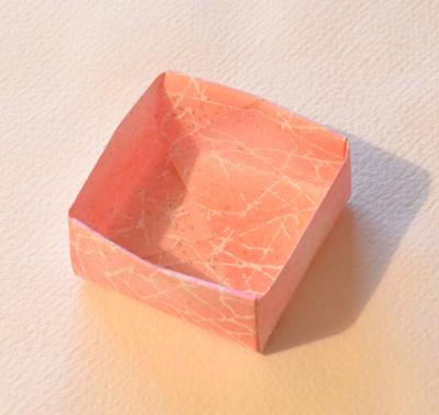 An origami box