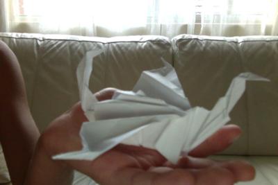 My origami dragon