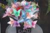 my bunch of origami flowers, look on the petals for the paper cranes 