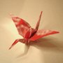 Japanese origami crane