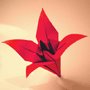 origami red lily