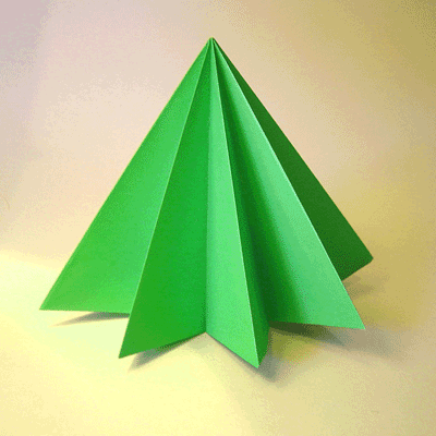 Origami Pine Tree