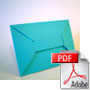 origami bar envelope