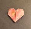This is one of the types of origami hearts you can make