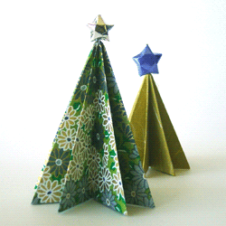 How to make origami Christmas models